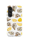 The World is Your Oyster Samsung Phone Case Phone Case Yellow / Galaxy S24 / Tough