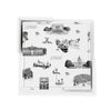 Washington DC Toile Coaster Set Coaster Set Black