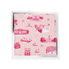 Washington DC Toile Coaster Set Coaster Set Pink Cranberry