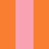 3 in Stripes Traditional Wallpaper Wallpaper Pink Orange / Sample