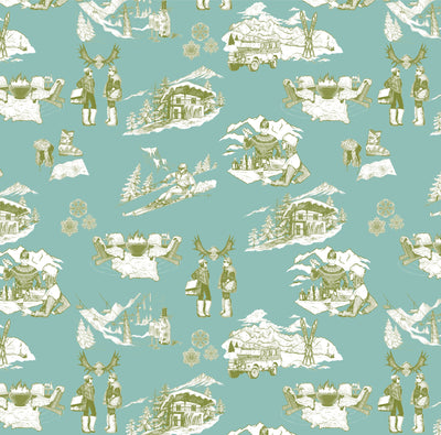 recpJA4pvaWpzeD44 Après Ski Toile Peel & Stick Wallpaper dombezalergii