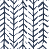 Arrows Traditional Wallpaper Wallpaper Navy / Double Roll