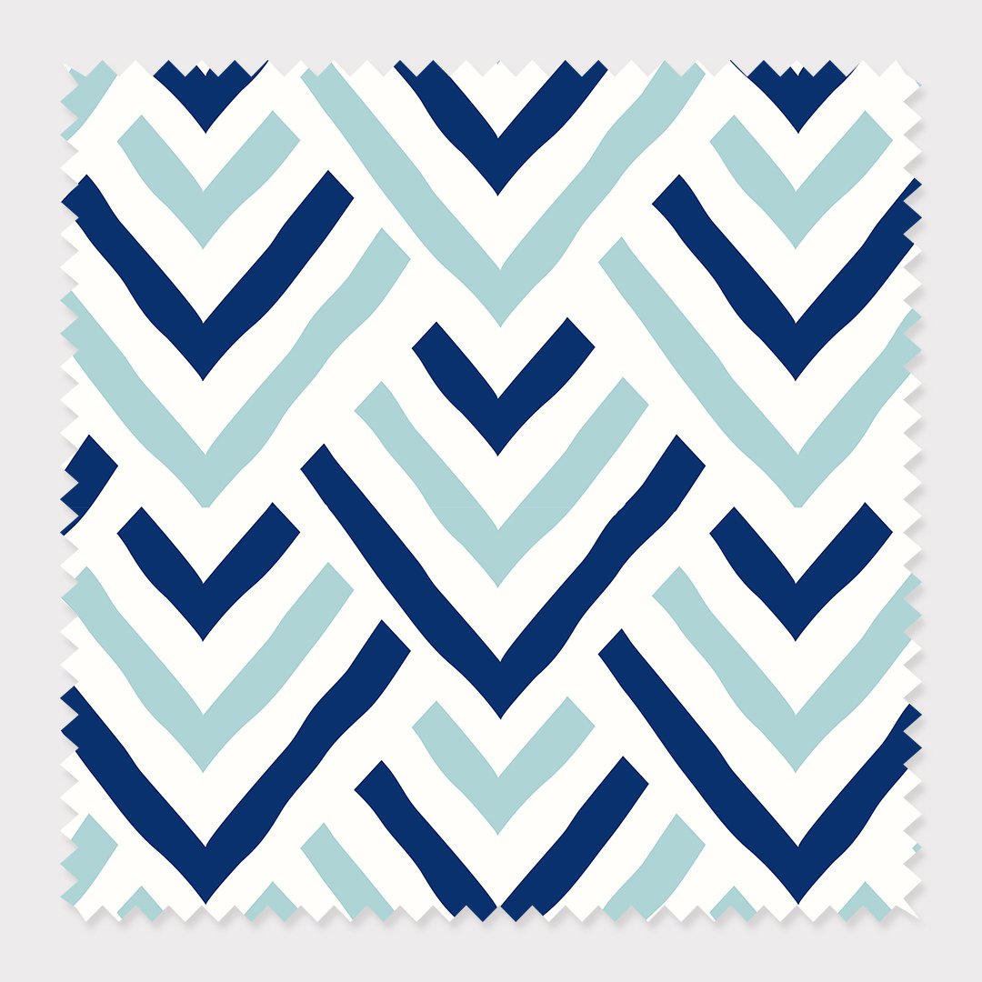 Atlantic Blues Fabric