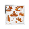 Austin Toile Coaster Set Coaster Set Burnt Orange