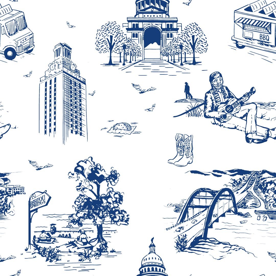 Peel & Stick Wallpaper Navy / 24"x 48" 10152 Torino Toile Peel & Stick Wallpaper dombezalergii