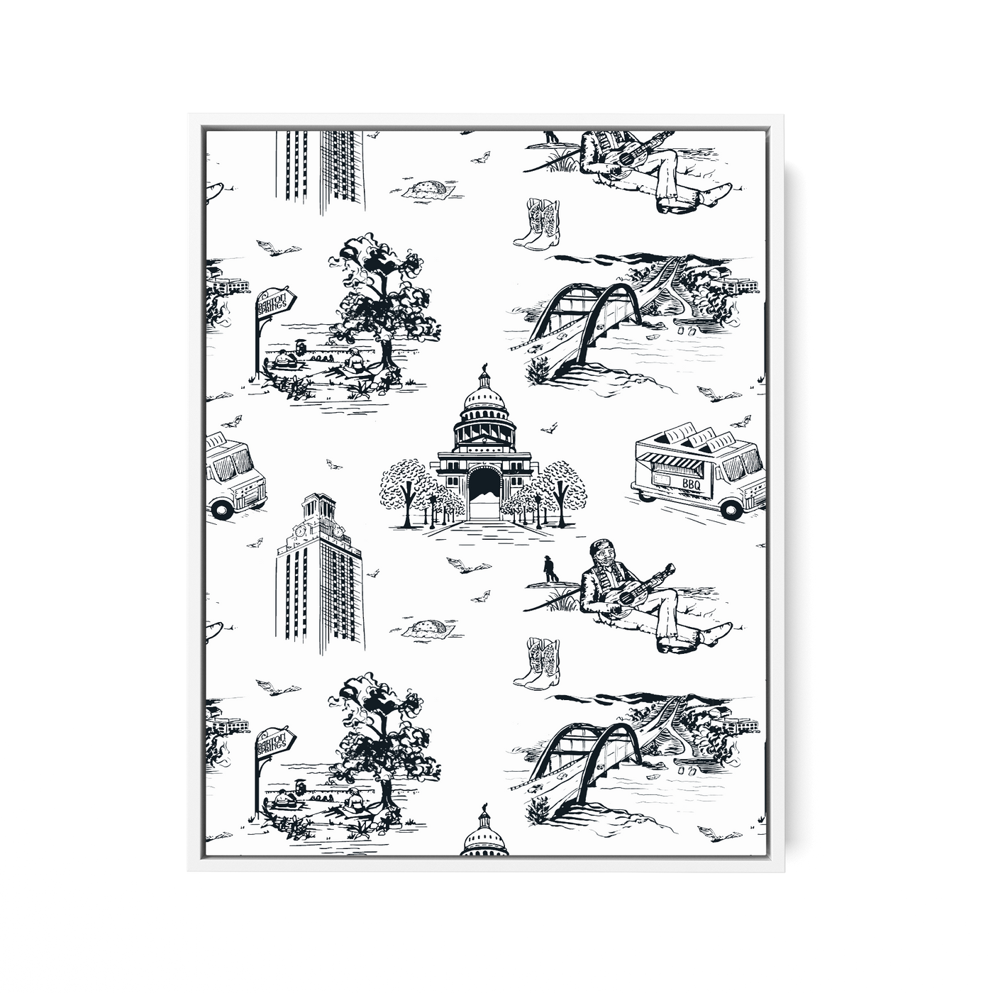 Gallery Print 10152 Torino Toile Print Canvas dombezalergii