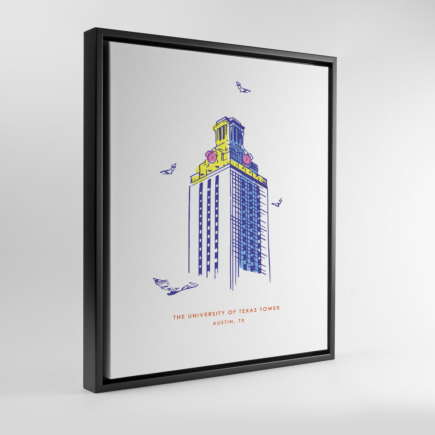 Gallery Prints Multi Canvas / 8x10 / Black Frame 10152 Torino Tower Print dombezalergii