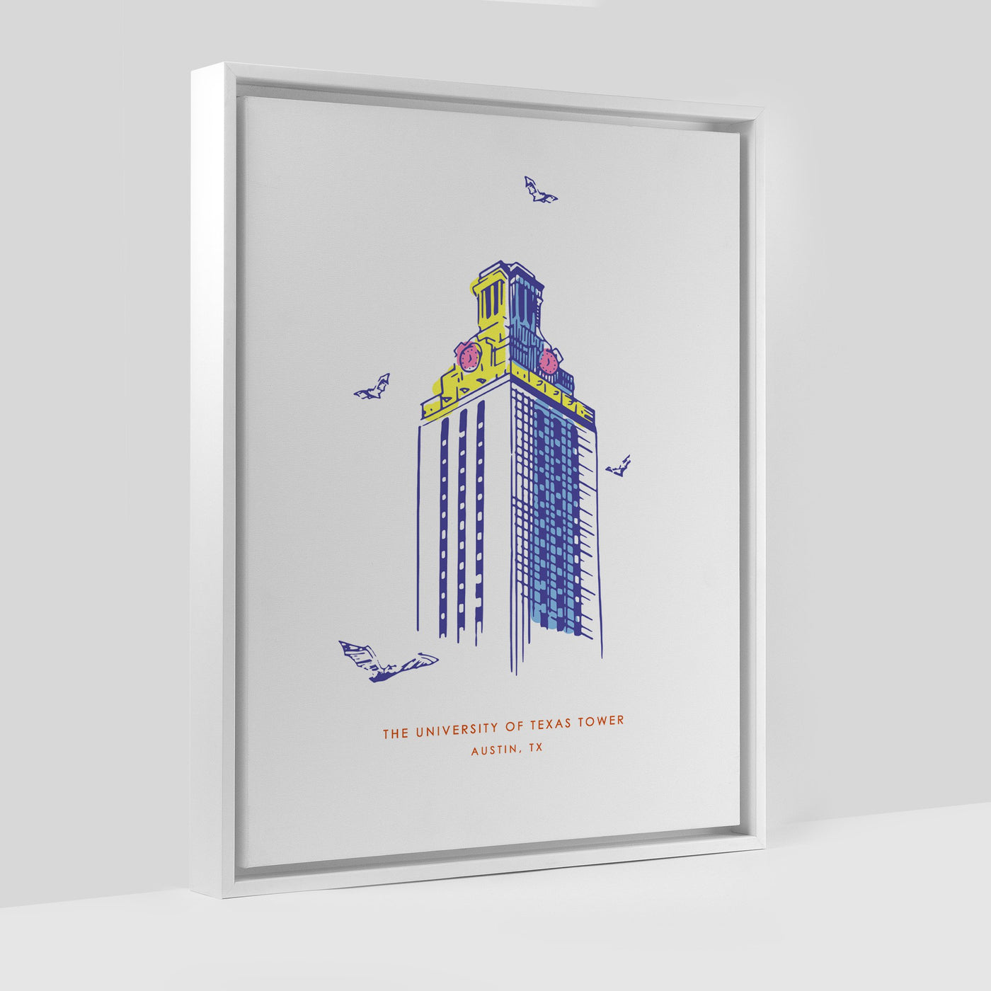 Gallery Prints Multi Canvas / 8x10 / White Frame 10152 Torino Tower Print dombezalergii