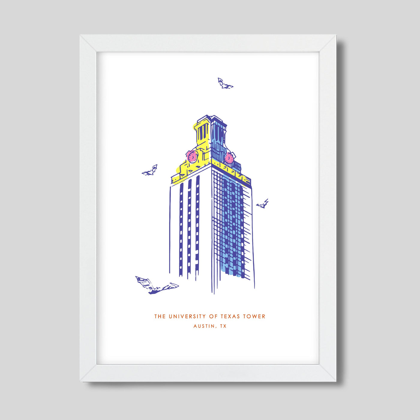 Gallery Prints Multi Print / 8x10 / White Frame 10152 Torino Tower Print dombezalergii