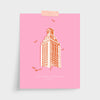 University of Texas Austin Tower Print Gallery Print Pink Print / 5x7 / Unframed