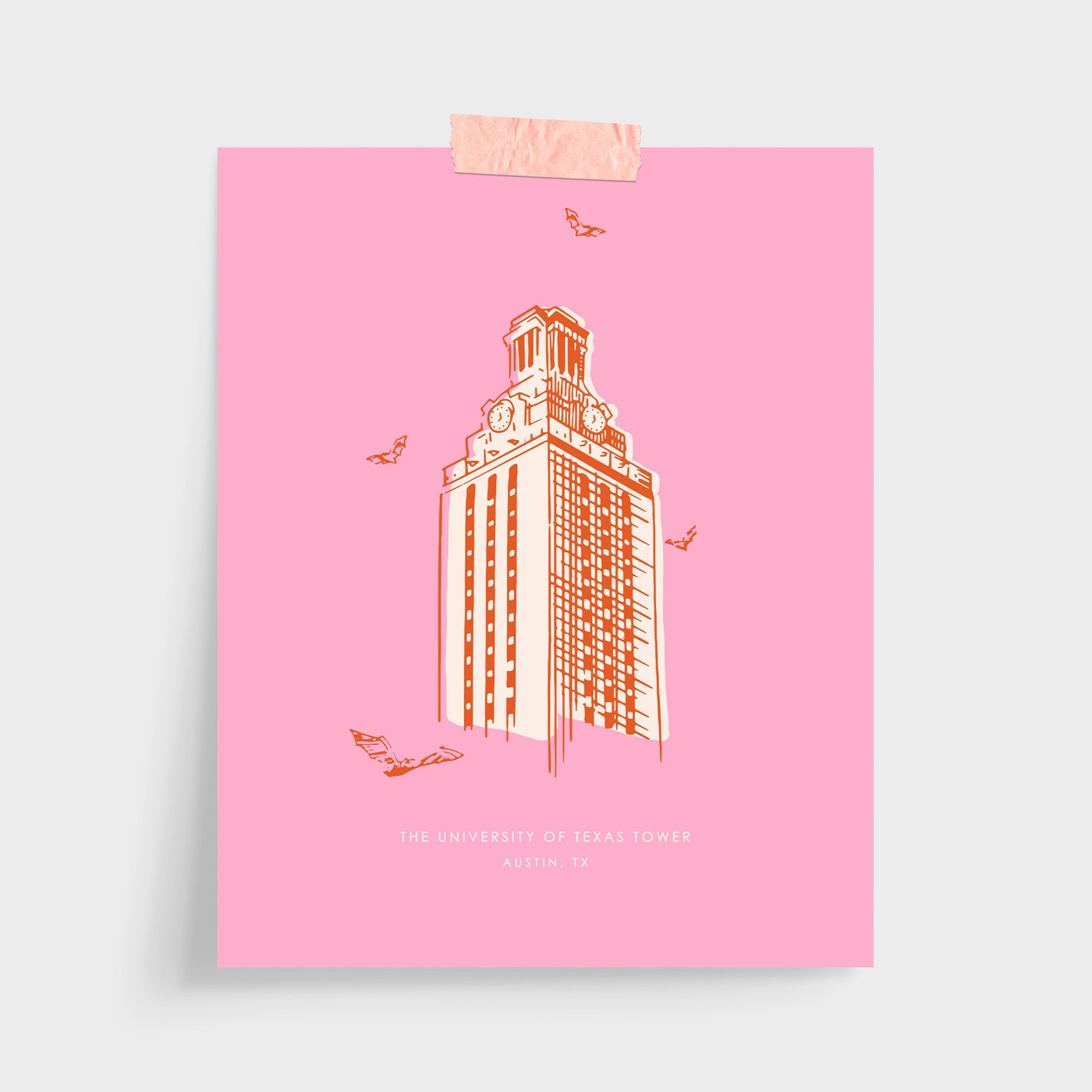 Gallery Prints Pink Print / 5x7 / Unframed 10152 Torino Tower Print dombezalergii