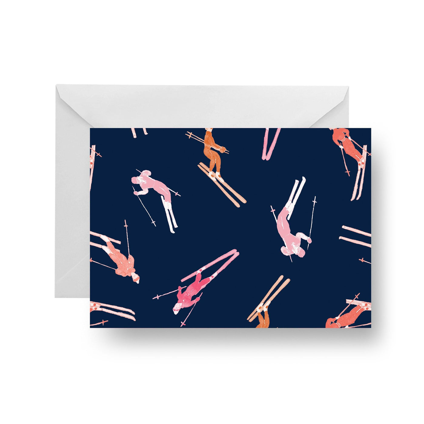 Folded Notecard Navy Pink Bluebird Day Folded Notecard Set dombezalergii