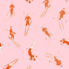 Bluebird Day Peel & Stick Wallpaper Peel & Stick Wallpaper Pink Orange / 24"x 48"