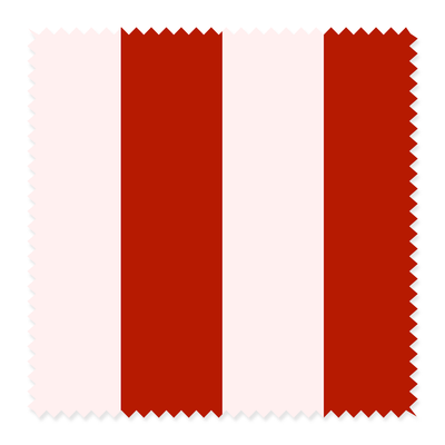 Fabric Cotton Twill / By The Yard / Pink Red Bold Stripe Fabric dombezalergii