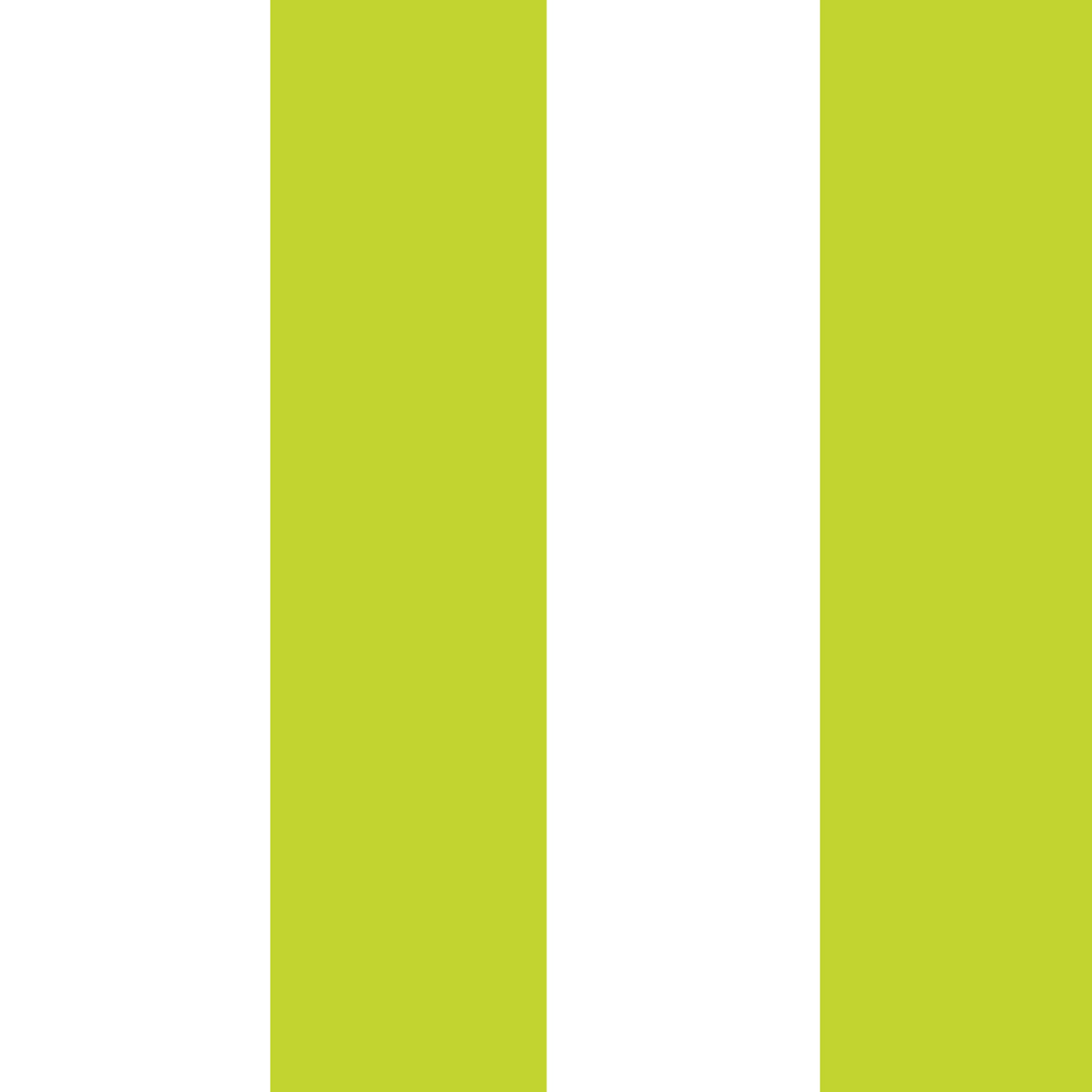 Peel & Stick Wallpaper Chartreuse / 24"x 48" Bold Stripe Peel & Stick Wallpaper dombezalergii