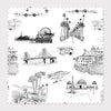 California Toile Fabric Fabric