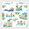 California Toile Fabric Fabric