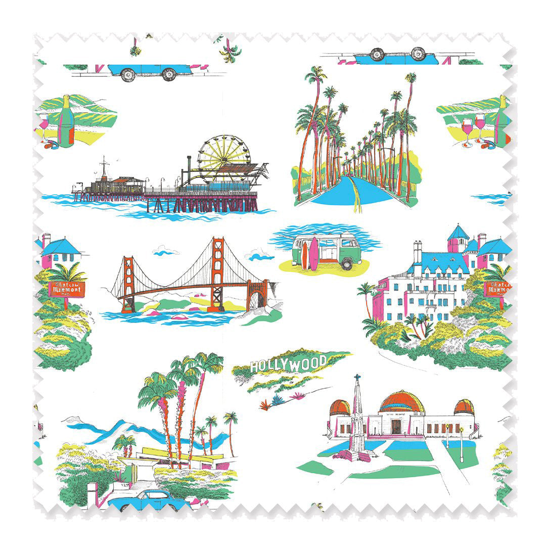 Fabric California Toile Fabric dombezalergii