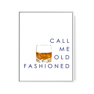 Canvas Call Me Old Fashioned Canvas dombezalergii