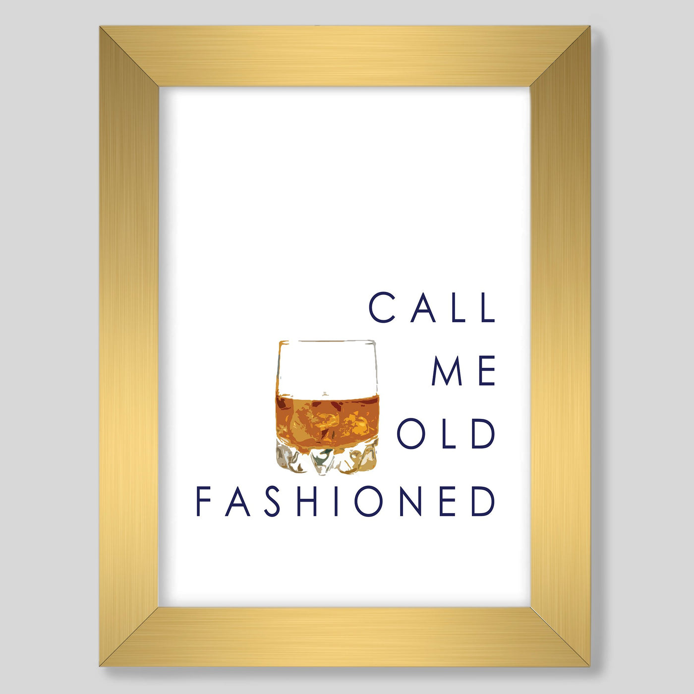 Gallery Prints 8x10 / gold frame Call Me Old Fashioned Print dombezalergii