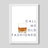 Call Me Old Fashioned Print Gallery Print 20x24 / White Frame