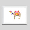 Camel Print Gallery Print 11x14 / White Frame