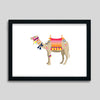 Camel Print Gallery Print 8x10 / Black Frame