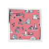 Charleston Toile Coaster Set Coaster Set Coral