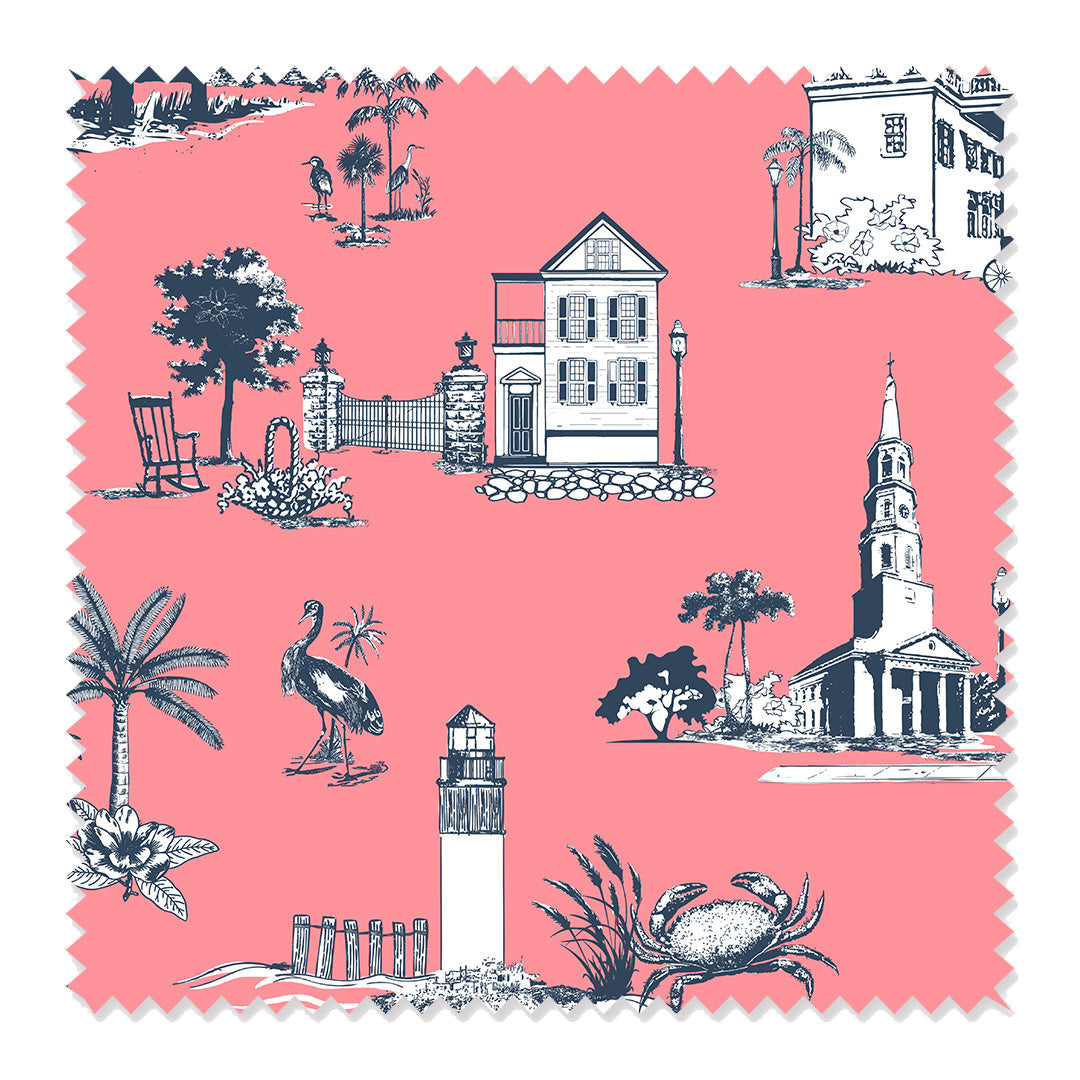 Fabric Charleston Toile Fabric dombezalergii