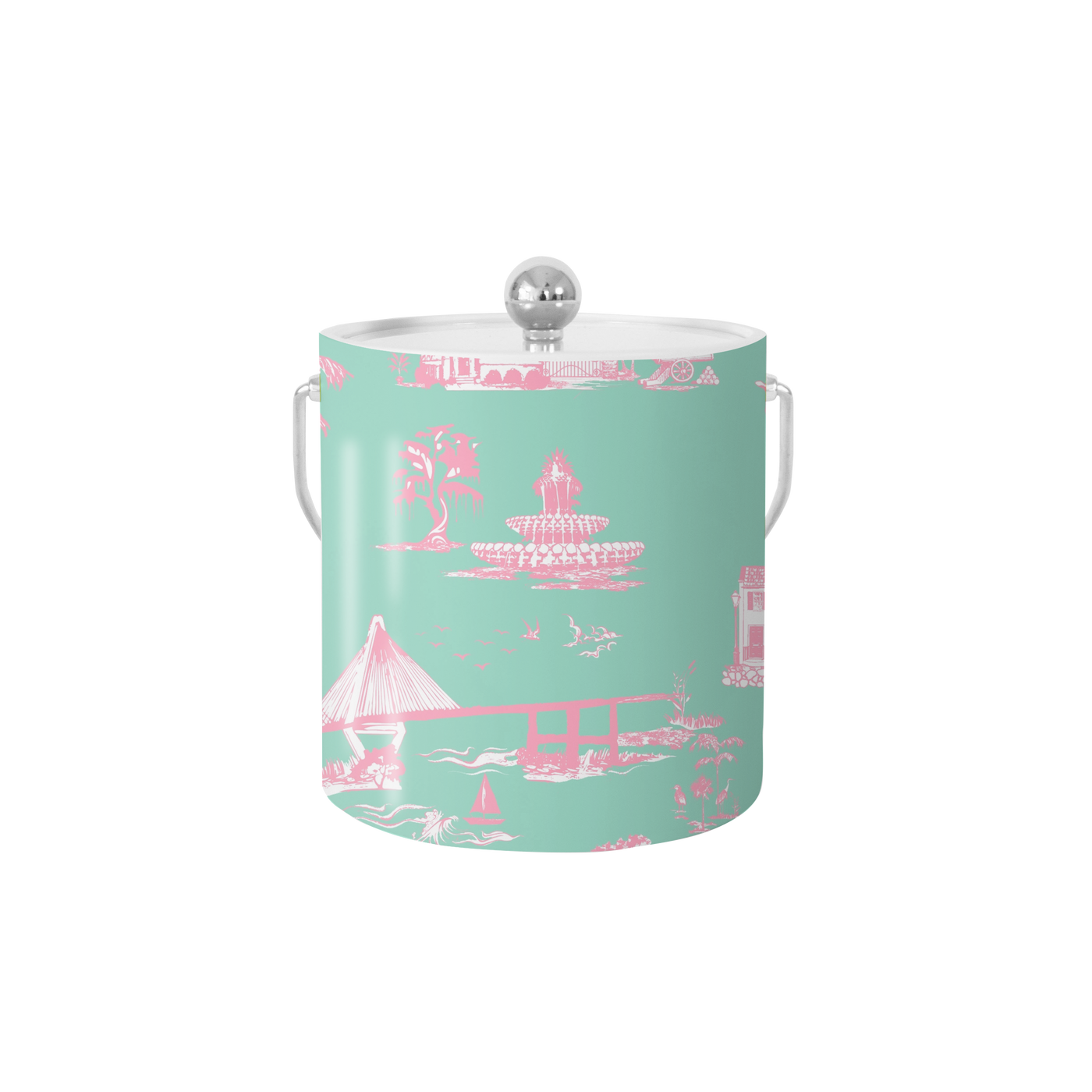 Ice Bucket Charleston Toile Ice Bucket dombezalergii