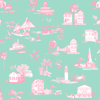 Wallpaper Charleston Toile Wallpaper dombezalergii