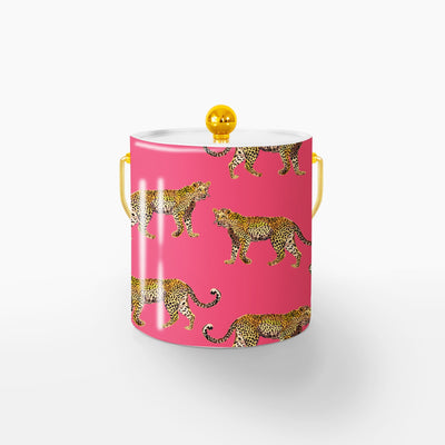 Ice Bucket Pink / Gold Cheetahs Ice Bucket dombezalergii