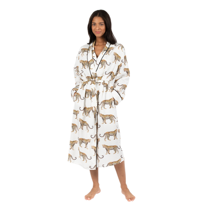 Robe S/M / White Cheetahs Robe dombezalergii