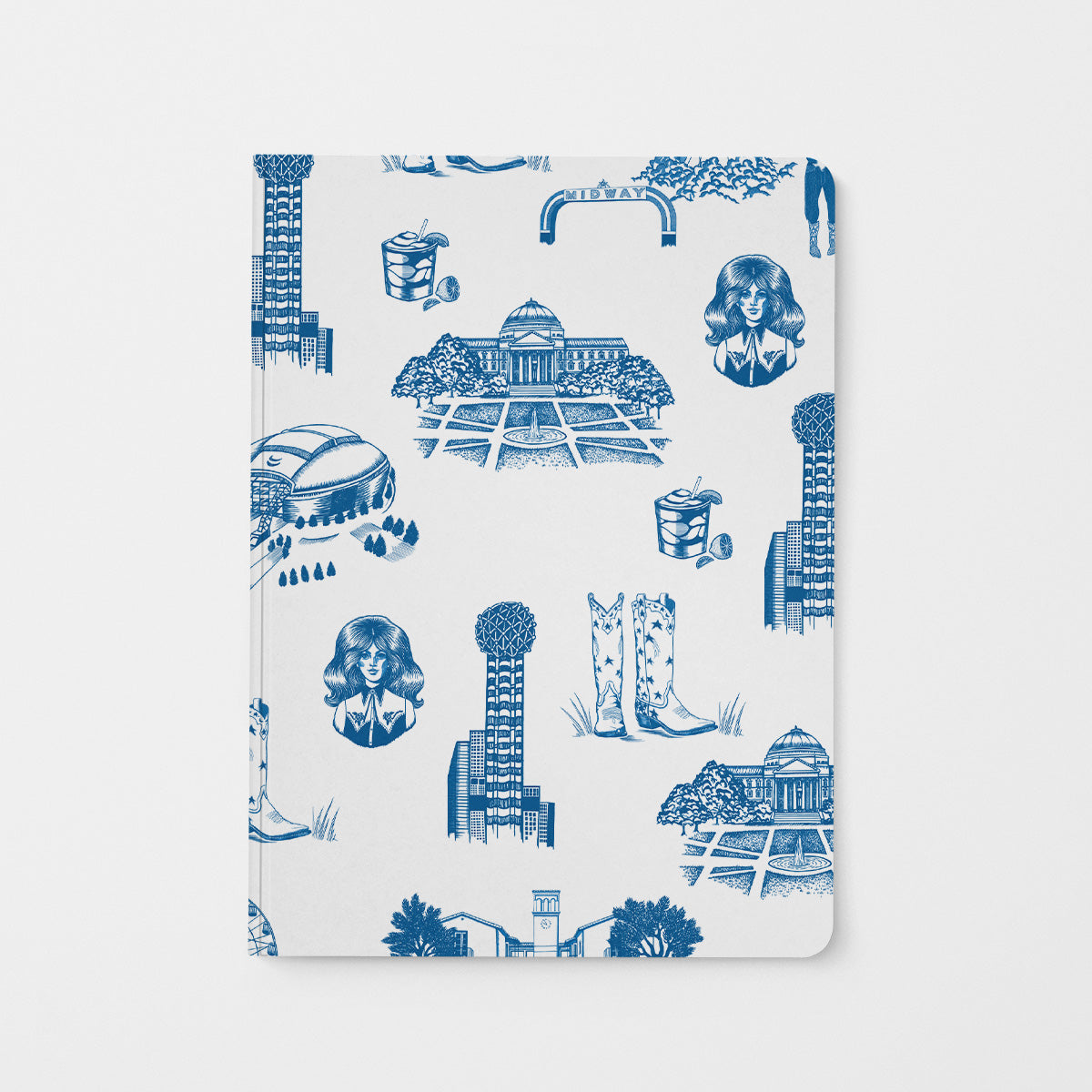 Journal Blue Dallas Toile Journal dombezalergii