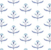 Fine and Dandy Peel & Stick Wallpaper Peel & Stick Wallpaper Blue / 24"x 48"