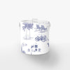 Florida Toile Ice Bucket Ice Bucket Navy / Lucite