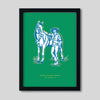 Fort Worth Cowgirl Gallery Print Gallery Print Green / 8x10 / Black Frame