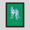Fort Worth Cowgirl Gallery Print Gallery Print Green / 20x24 / Walnut Frame