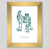 Fort Worth Cowgirl Gallery Print Gallery Print White / 20x24 / Gold Frame