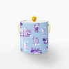 Fort Worth Toile Ice Bucket Ice Bucket Blue Purple / Gold