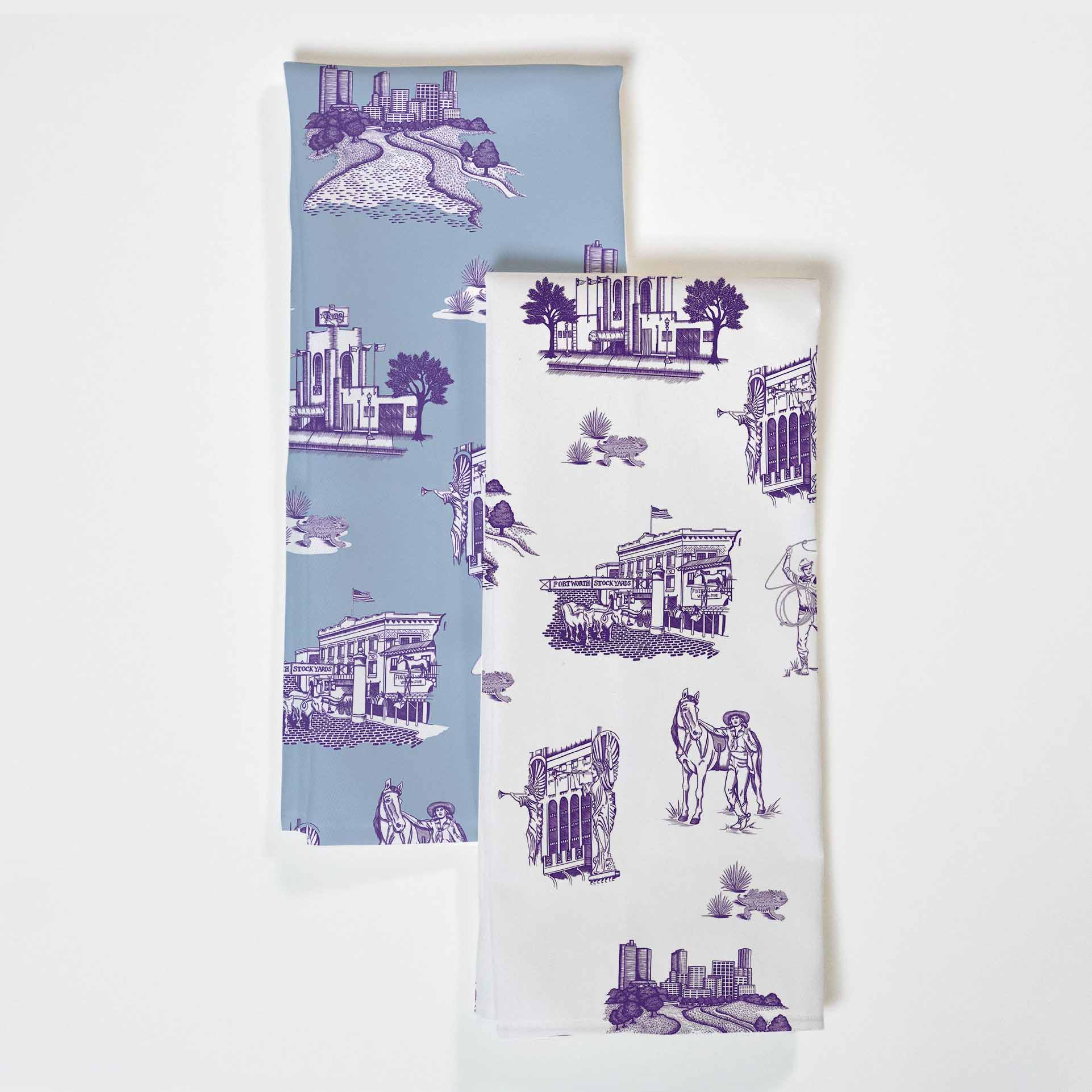 Atlanta Toile Tea Towel Set  Colorful Prints, Wallpaper, Pajamas, Home  Decor, & More