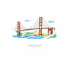 Golden Gate Bridge Gallery Print Gallery Print Print / 5x7