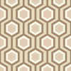 Honeycomb Traditional Wallpaper Wallpaper Double Roll / Bone