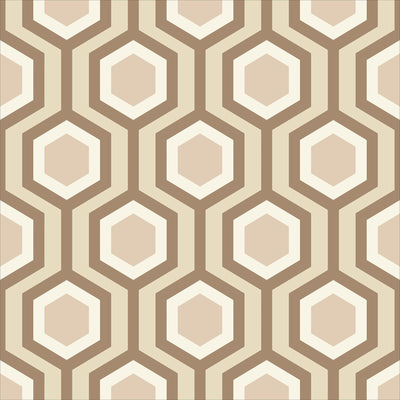 Wallpaper Double Roll / Bone Honeycomb Wallpaper dombezalergii