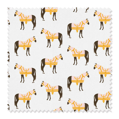 Fabric Horse & Tassel Fabric dombezalergii