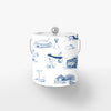 Houston Toile Ice Bucket Ice Bucket Navy / Silver