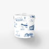 Houston Toile Ice Bucket Ice Bucket Navy / Lucite