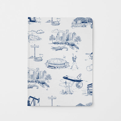 Journal Navy Houston Toile Journal dombezalergii