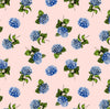 Hydrangea Traditional Wallpaper Wallpaper Double Roll / Pink