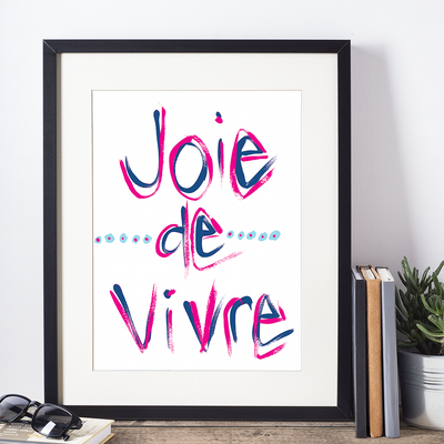 Gallery Prints 5x7 / Pink Joie de Vivre Print dombezalergii